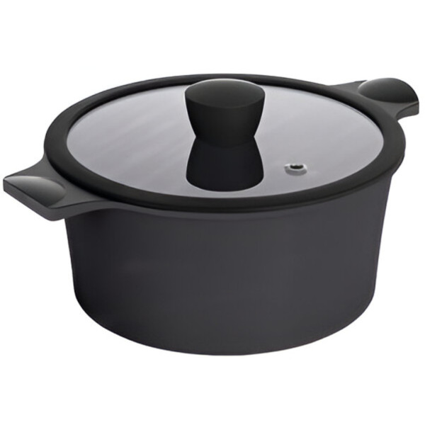 Фото - Кастрюля Ringel Zitrone Black 20x9.5 см 2.5 л с крышкой (RG-2108-20 BL)