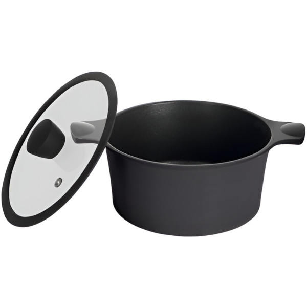 Фото - Кастрюля Ringel Zitrone Black 20x9.5 см 2.5 л с крышкой (RG-2108-20 BL)