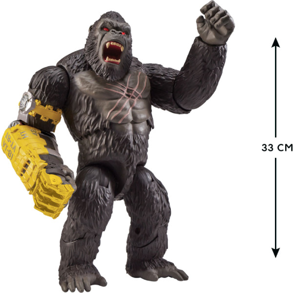 Фото - Фигурка мифического существа Godzilla vs. Kong МЕГА МОЩНЫЙ УДАР КОНГА (свет, звук) (35585)