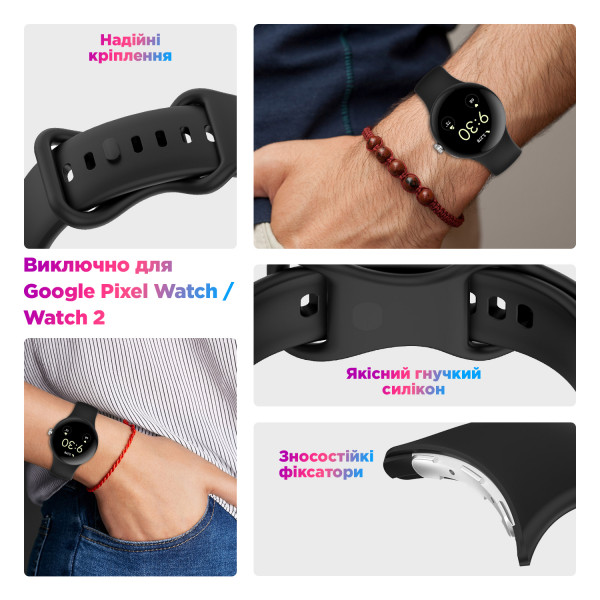 Фото - Ремешок для смарт-часов ArmorStandart for Google Pixel Watch / Watch 2 / Watch 3 / Watch 4 41 mm Red (ARM75437)