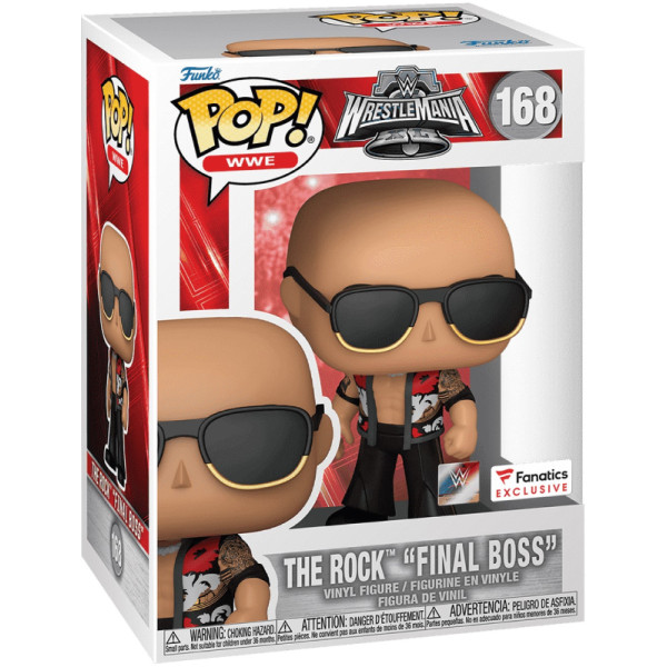 Фото - Коллекционная фигурка FUNKO POP WWE: The Rock - Final Boss (Wrestlemania 40) (889698859929)