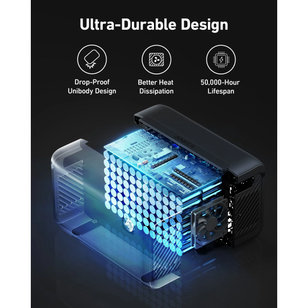 Фото - Дополнительная батарея для зарядной станции Anker BP2600 2560Wh for 767/F2000 PowerHouse (A1781111-85-20)