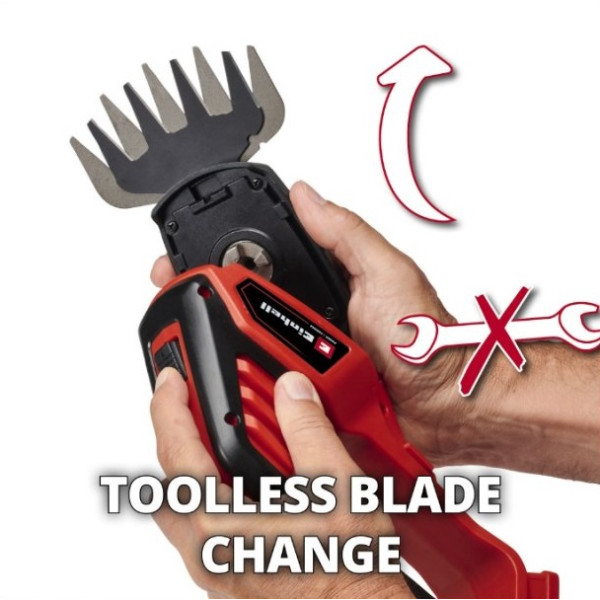 Фото - Ножницы аккумуляторные для газона Einhell Einhell GE-CG 18/100 Li-Solo без АКБ и ЗУ (3410313)