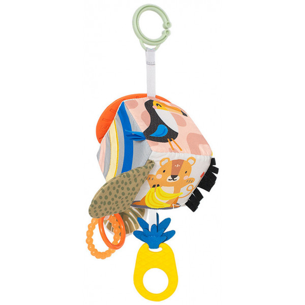Фото - Подвеска Taf Toys Развивающая игрушка-кубик коллекции "Саванна" - ВЕСЕЛЫЕ ЗВЕРУШКИ (12755)