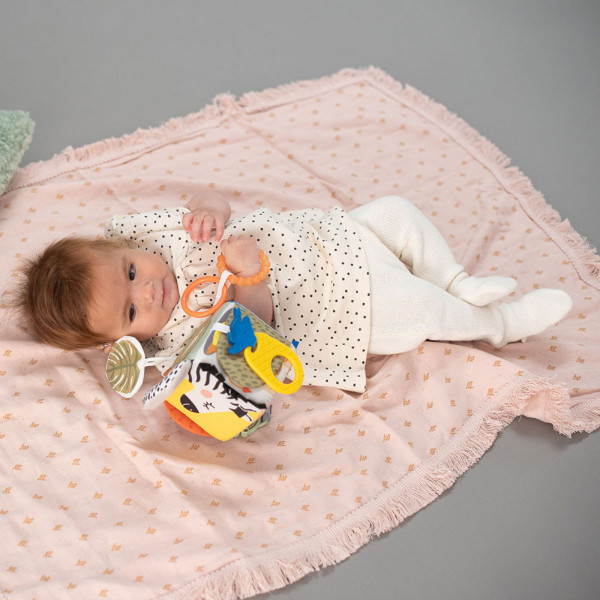 Фото - Подвеска Taf Toys Развивающая игрушка-кубик коллекции "Саванна" - ВЕСЕЛЫЕ ЗВЕРУШКИ (12755)