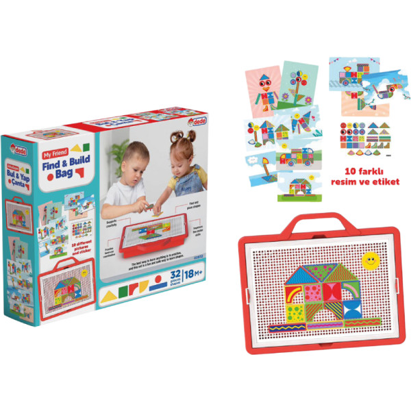 Фото - Пластиковый конструктор dede Найди и построй (03932)