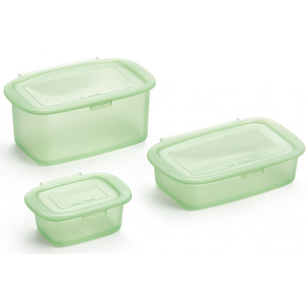 Фото - Набор емкостей для хранения Lekue Reusable Silicone Containers 3 шт. (881886) Фото - Набор емкостей для хранения Lekue Reusable Silicone Containers 3 шт. (881886)