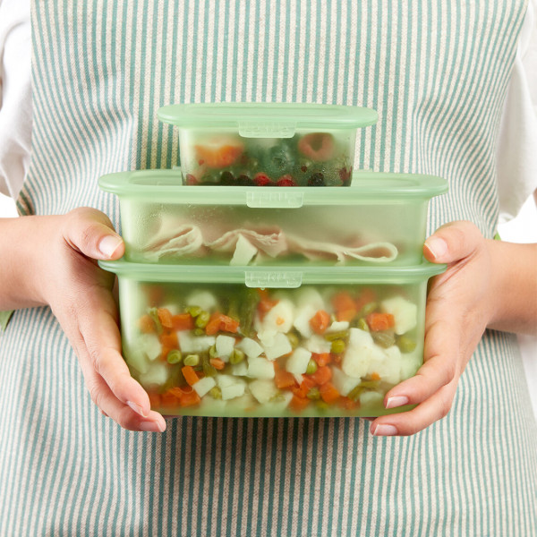 Фото - Набор емкостей для хранения Lekue Reusable Silicone Containers 3 шт. (881886)