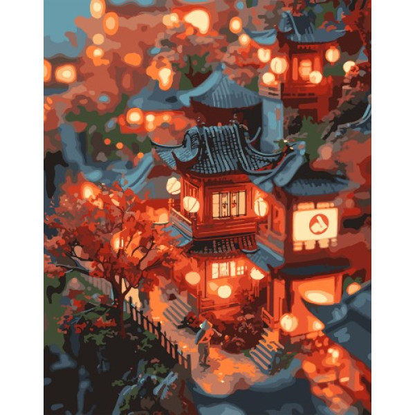 Фото - Картина по номерам Santi Огни Токио 40х50 см LED подсветка (955082) Фото - Картина по номерам Santi Огни Токио 40х50 см LED подсветка (955082)