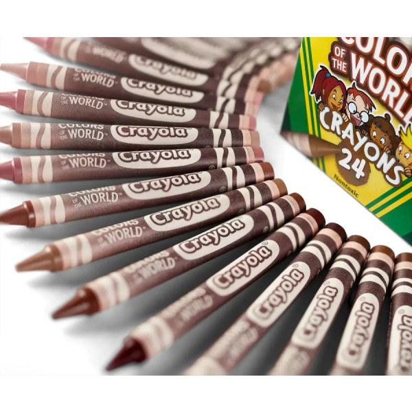 Фото - Набор восковых мелков Crayola Colours of the World 24 шт. (52-0114)