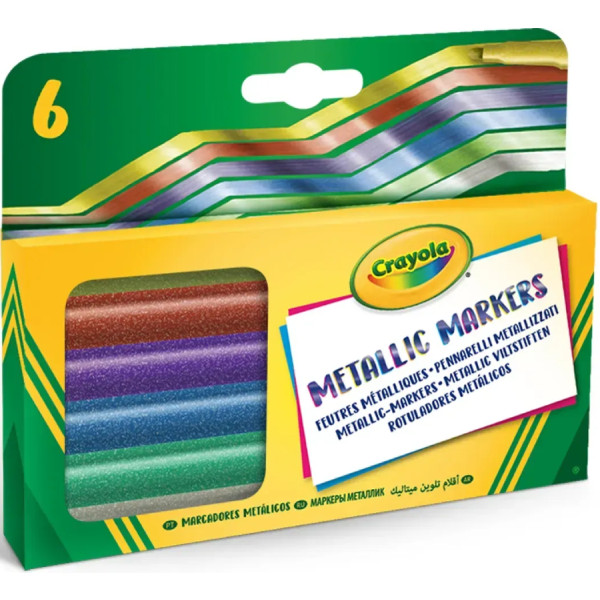 Фото - Фломастеры Crayola Metallic, 6 шт. (58-8828)