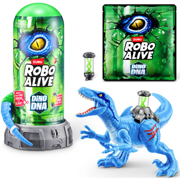 Фото - Интерактивный набор Pets & Robo Alive S1 - ДНК ВЕЛОЦИЗАВРА (71139B)