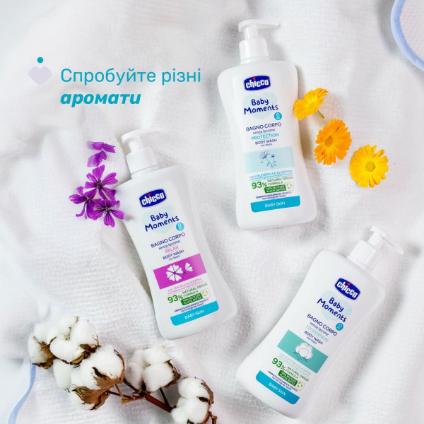 Фото - Гель для душа детский Chicco Без Слез защитный Baby Moments 500 мл (10580.00)