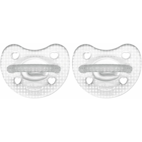 Фото - Ортодонтическая пустышка Chicco Physioforma Crystal 6-16 месяцев 2 шт. (73087.31)