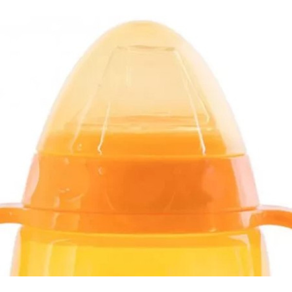 Фото - Поильник-непроливайка детский Baby Team с силиконовым спаутом и ручками, 250 мл (5004)