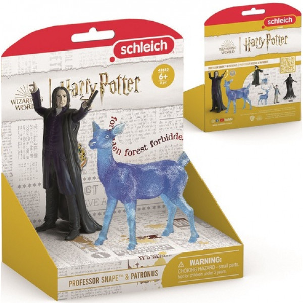 Фото - Коллекционные фигурки набор Schleich Северус Снейп и лань Патронус (42683)