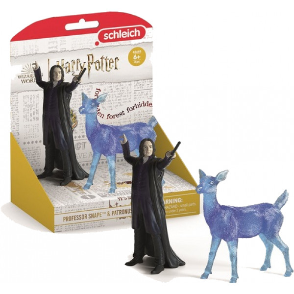 Фото - Коллекционные фигурки набор Schleich Северус Снейп и лань Патронус (42683)
