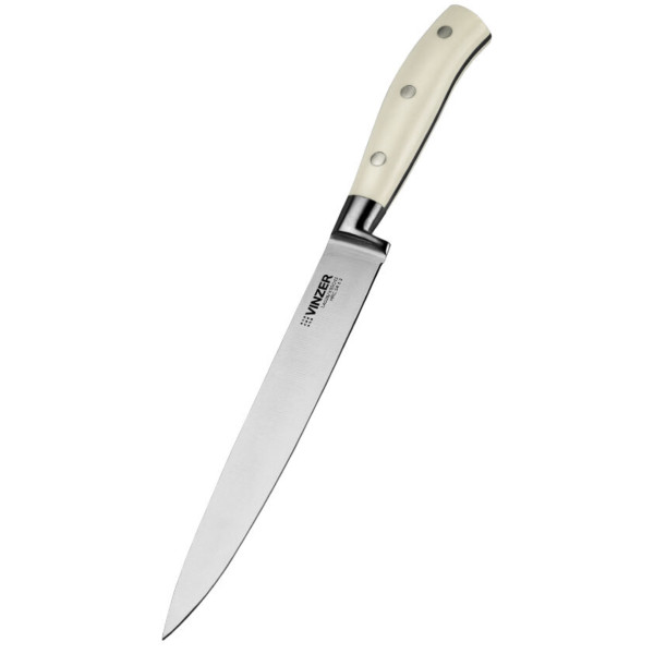 Фото - Нож для мяса Vinzer Ivory Line 20.3 см (50277)