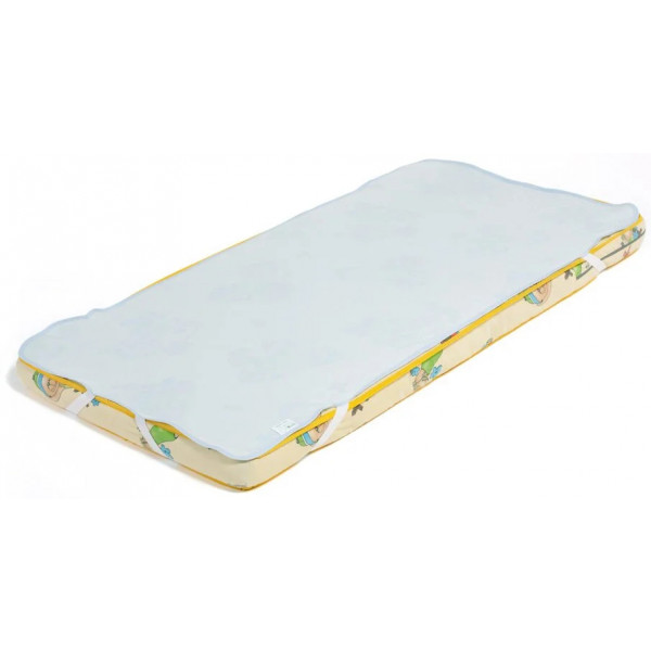 Фото - Наматрасник детский ЕКО ПУПС непромокаемый Premium размер 70х140 см Синий (ПНАМ70140с)