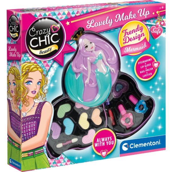 Фото - Набор косметики Clementoni Lovely Make Up. Mermaid серия Crazy Chic (18642)