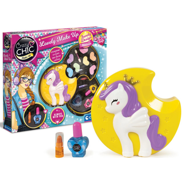 Фото - Набор косметики Clementoni Lovely Make Up. Unicorn серия Crazy Chic (18643)