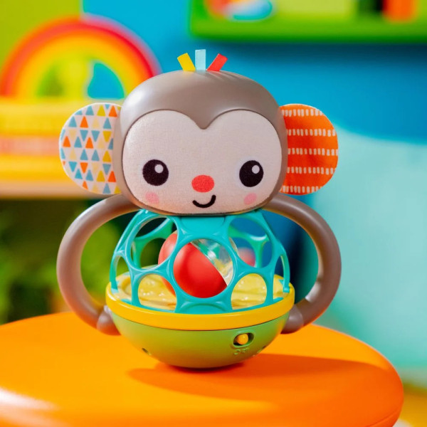 Фото - Погремушка Bright Starts Grab & Giggle Monkey (16779)
