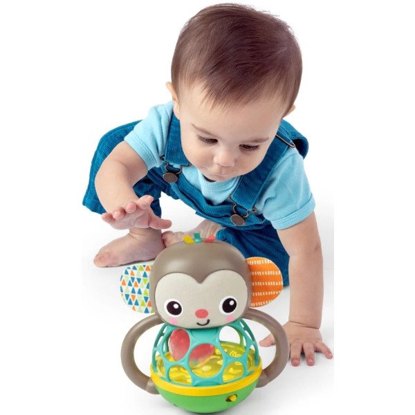 Фото - Погремушка Bright Starts Grab & Giggle Monkey (16779)