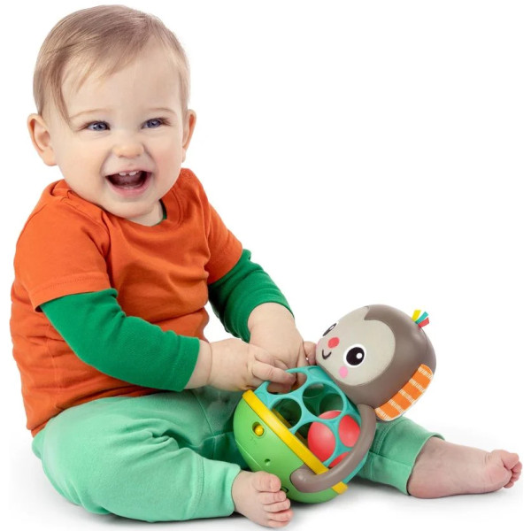 Фото - Погремушка Bright Starts Grab & Giggle Monkey (16779)