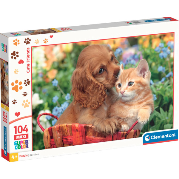 Фото - Пазлы (3-4 года) Clementoni Noli Cute Friends серия MAXI 104 эл. (25763)