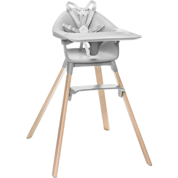 Фото - Стульчик для кормления классический Stokke Clikk Cloud Grey (552001)