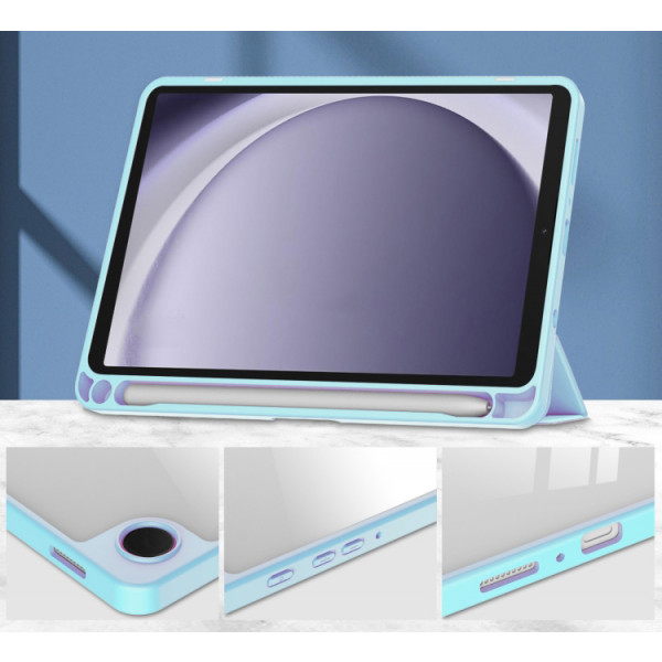 Фото - Чехол для планшета BeCover Soft Edge с креплением для стилуса for Samsung Galaxy Tab A9 SM-X115 8.7"" Light Blue (710358)