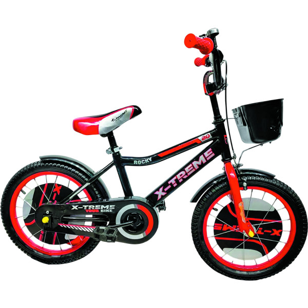 Фото - Двухколёсный велосипед X-Treme ROCKY 25.20-07 Black/Red Фото - Двухколёсный велосипед X-Treme ROCKY 25.20-07 Black/Red