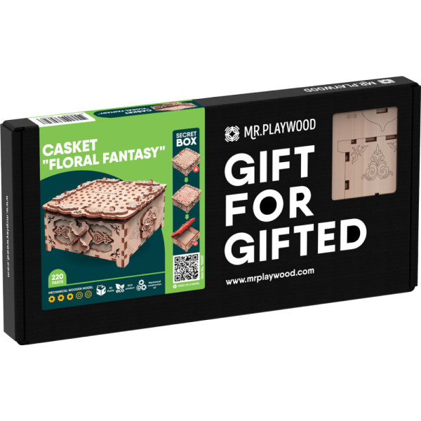 Фото - 3D пазлы Mr.Playwood Шкатулка Цветочная Фантазия (10607)