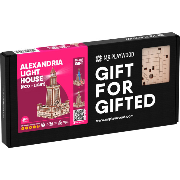 Фото - 3D пазлы Mr.Playwood Александрийский Маяк (Эко – лайт) механический 280 эл. (10208)