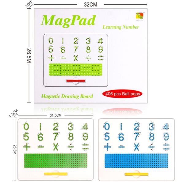 Фото - Доска TELSCH магнитная цифры в ассортименте (TSQ-406)