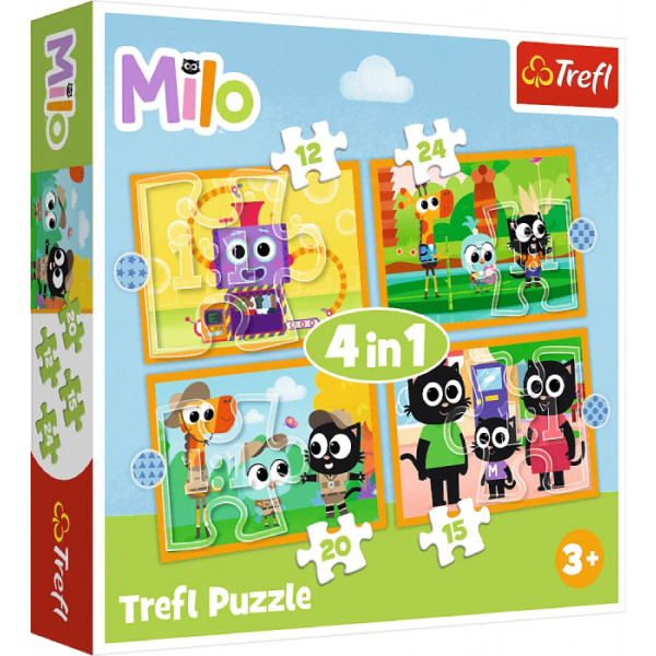 Фото - Пазлы (3-4 года) Trefl Встречайте Майло и его друзей/Milo (34654)