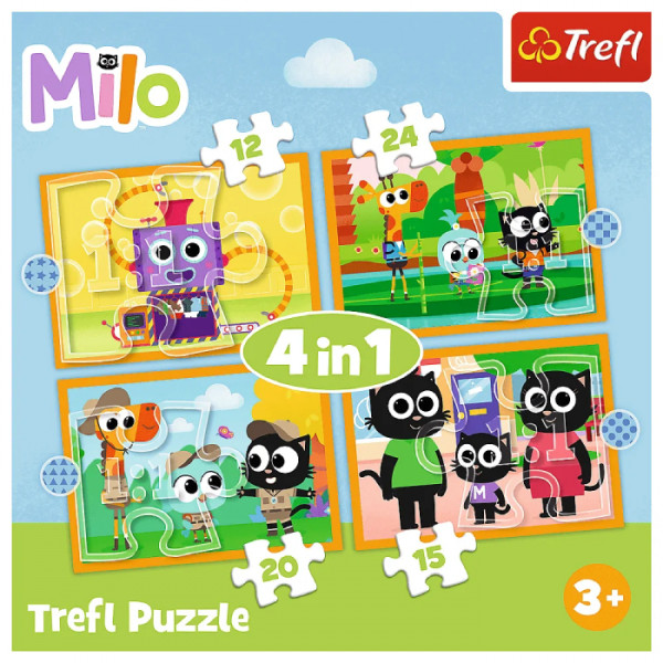 Фото - Пазлы (3-4 года) Trefl Встречайте Майло и его друзей/Milo (34654)