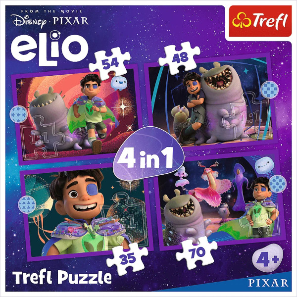 Фото - Пазлы (3-4 года) Trefl 4в1 Disney Elio Внеземные миссии (5900511346657)