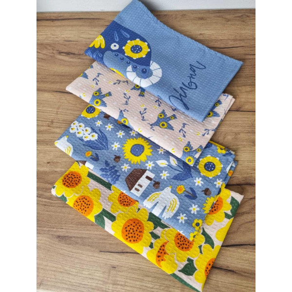 Фото - Полотенце кухонное Прованс вафельное Украина 33х60 см (040494)