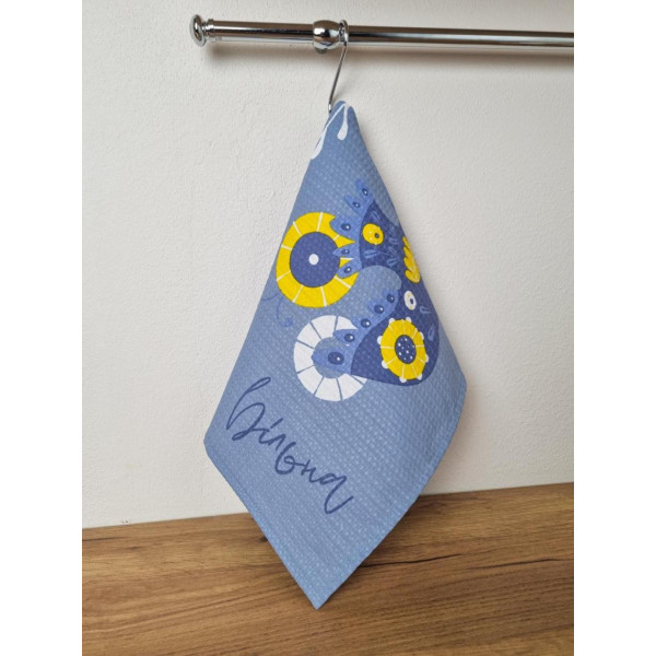 Фото - Полотенце кухонное Прованс вафельное Украина 33х60 см (040494)