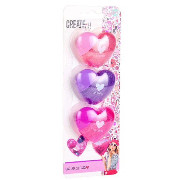 Фото - Набор для лица Create IT! из 3-х бальзамов LOVE Сердечки для губ (84596)