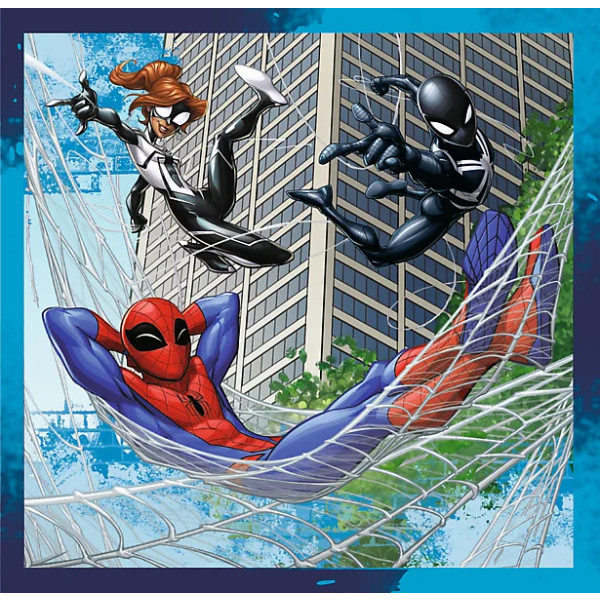 Фото - Пазлы (3-4 года) Trefl 3в1 Spiderman Друзья-пауки (5900511348743)