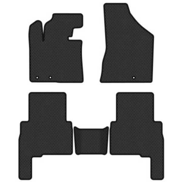 Фото - EVA коврики в салон авто EVAtech для Sorento (XM) (Floor Gas Pedal) 7 seats Kia 2009-2012 2 поколение SUV EU KI12272CV5KH3RBB
