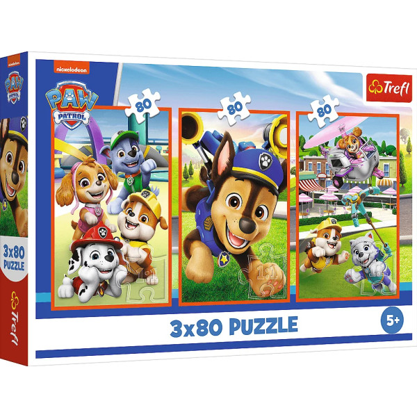 Фото - Пазлы (5-7 лет) Trefl 3x80 Paw patrol Собачья банда (48866) Фото - Пазлы (5-7 лет) Trefl 3x80 Paw patrol Собачья банда (48866)