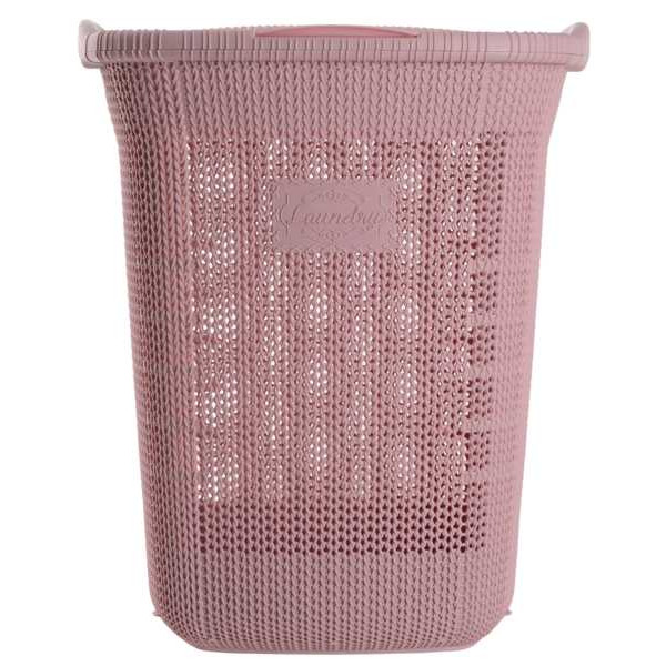 Фото - Корзина для белья VIOLET HOUSE 0261 Виолетта PINK POWDER с/кр 65 л