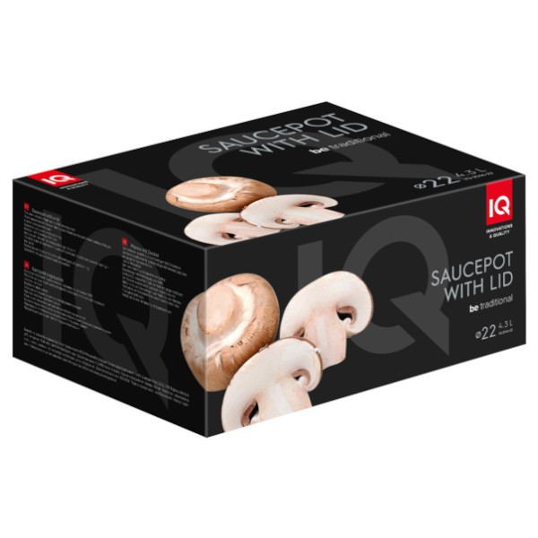 Фото - Кастрюля IQ Be Traditional 4.3 л (IQ-2046-22)