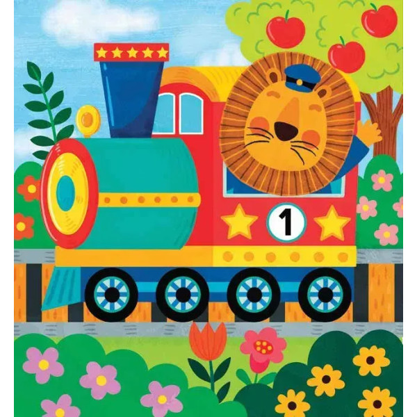 Фото - Раскраски водные Let’s Craft Магические преобразования Железная дорога (MRP016)