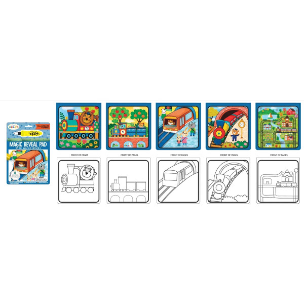 Фото - Раскраски водные Let’s Craft Магические преобразования Железная дорога (MRP016)