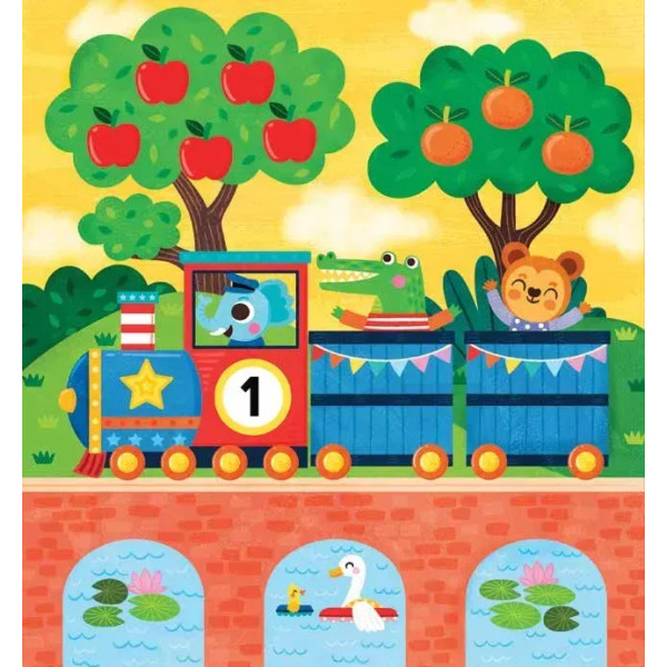 Фото - Раскраски водные Let’s Craft Магические преобразования Железная дорога (MRP016)