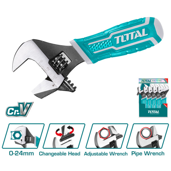 Фото - Разводной ключ Total THT1016S